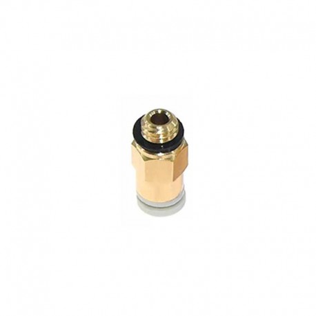 Brass KJH04-M6 Pneumatic Connector for PTFE Bowden Tube