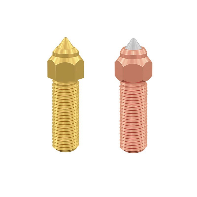 Creality High Speed Hardened Steel Brass Nozzle 2pcs Kit for Ender 3 V3 KE and K1 Series 0.4mm