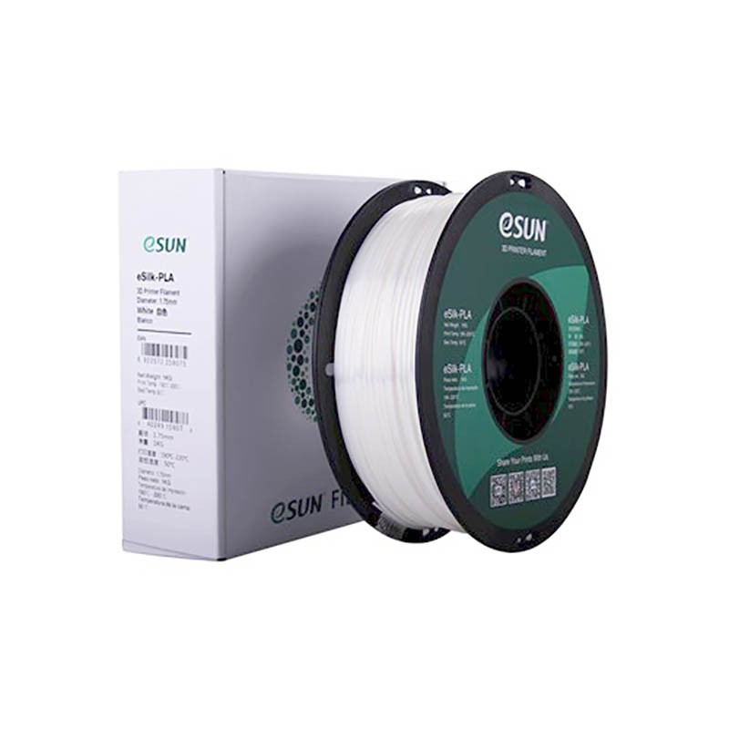 eSUN eSilk PLA 3D Printer Filament 1.75mm 1kg Blue