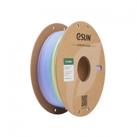 eSUN PLA-Matte Rainbow 3D Printer Filament 1.75mm 1kg - Image 3