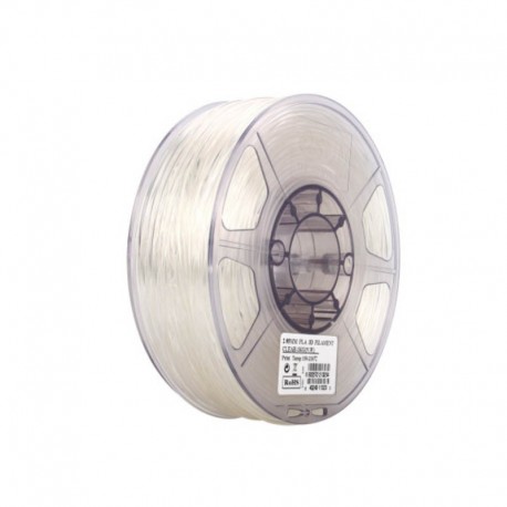 eSUN Transparent Clear PLA 3D Printer Filament 1.75mm 1kg