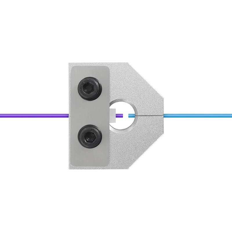 Filament Welder Connector Aluminum Block 1.75mm Silver