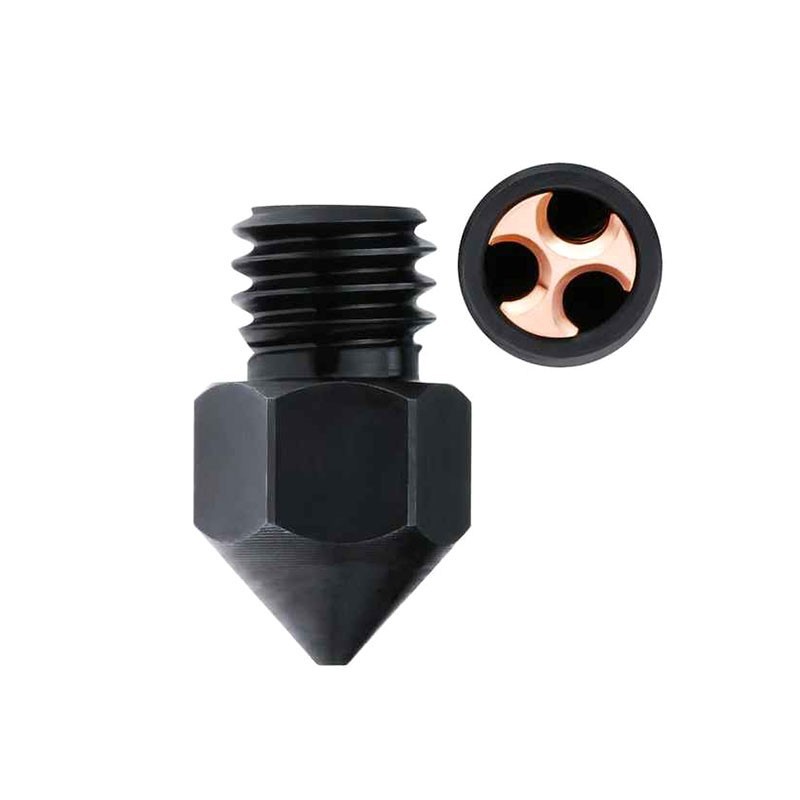 High Flow MK8 CHT Hardened Steel Nozzle 1.75mm 0.2mm
