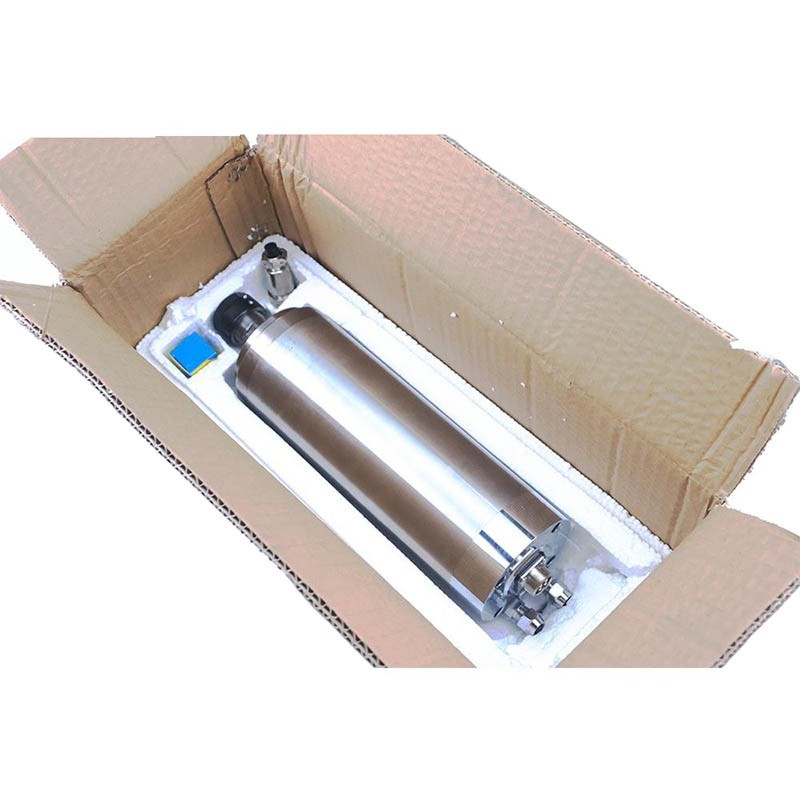 HQD 2.2kW Water Cooled Spindle 220V 8A 400Hz 24000rpm 80x235mm ER20A 4 Steel Bearing (Model: GDZ-23) - Image 5