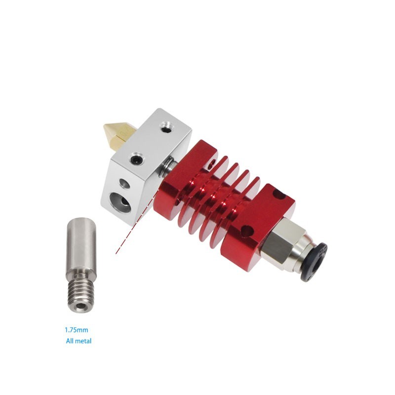 MK8 J-Head 1.75mm Inner All Metal Hotend with Nozzle Kit