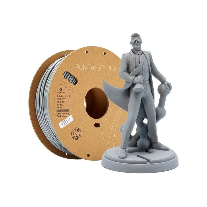 Polymaker PolyTerra PLA 3D Printer Filament 1.75mm 1kg Lava Red - Image 3