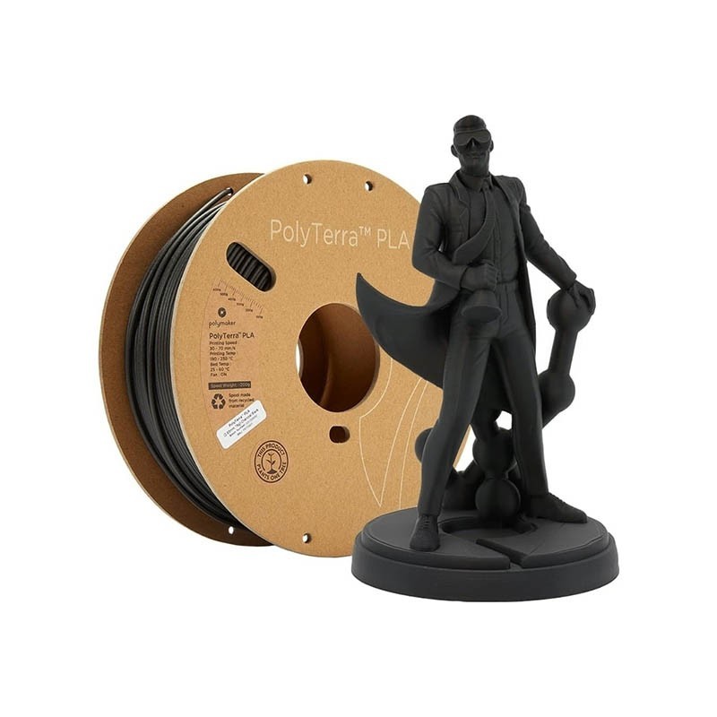Polymaker PolyTerra PLA 3D Printer Filament 1.75mm 1kg Sapphire Blue - Image 2