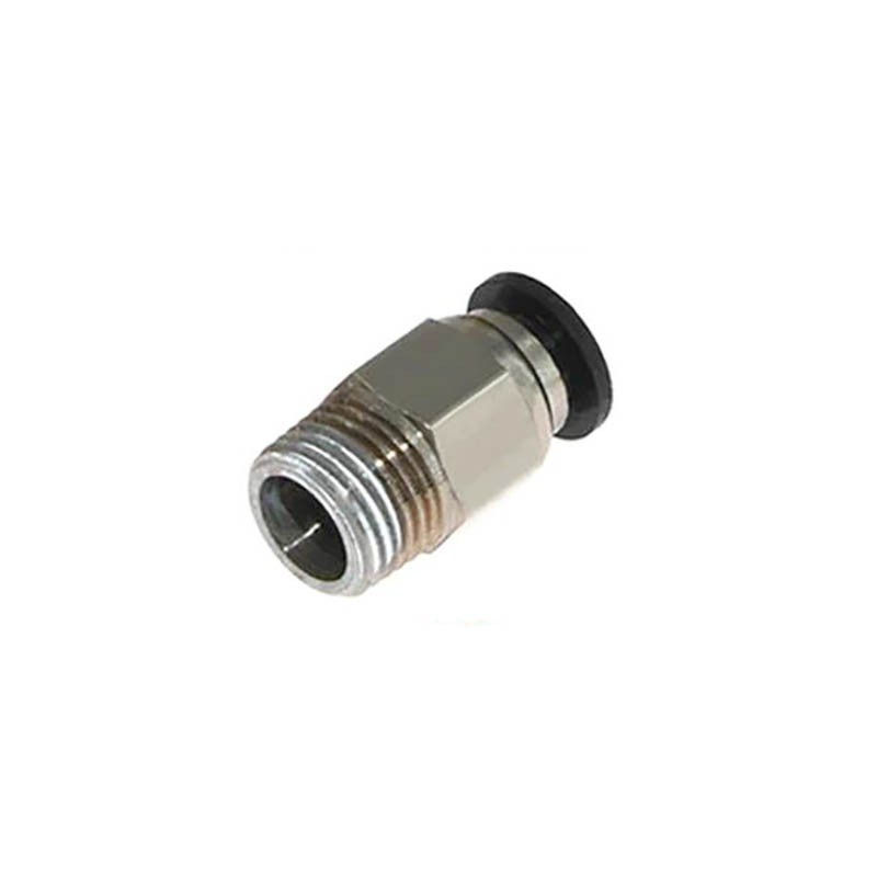 Silver PC4-01 Pneumatic Connector for PTFE Bowden Tube
